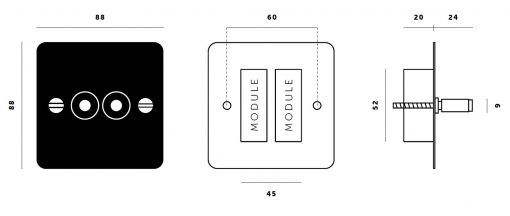 Buster + Punch 2G toggle switch - Afbeelding 2