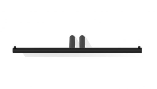 Mikado dubbele toiletrolhouder mat zwart - Afbeelding 2