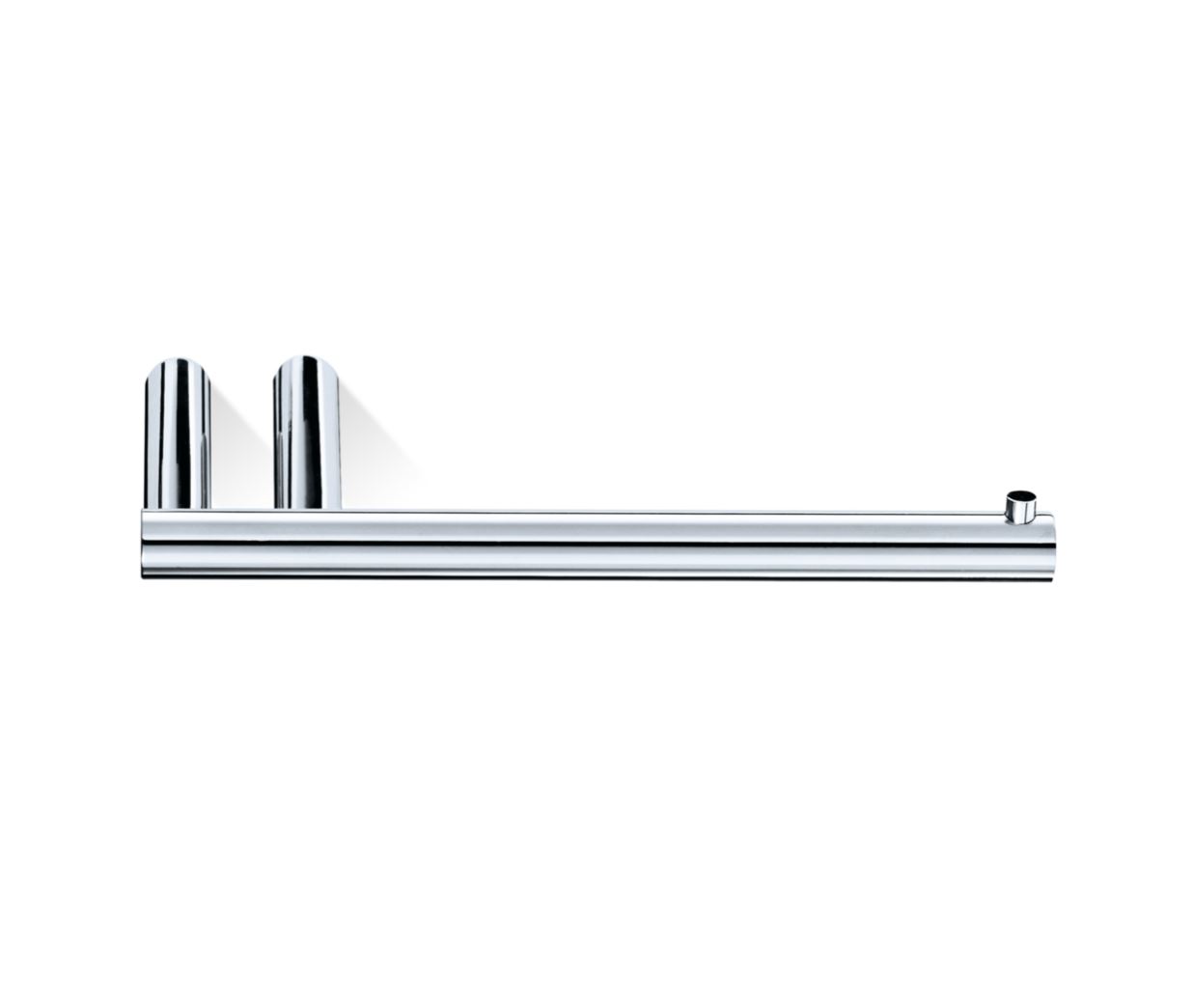 Mikado enkele toiletrol houder chroom - Afbeelding 2