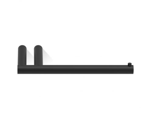 Mikado toilet paper holder single matt black - Image 2