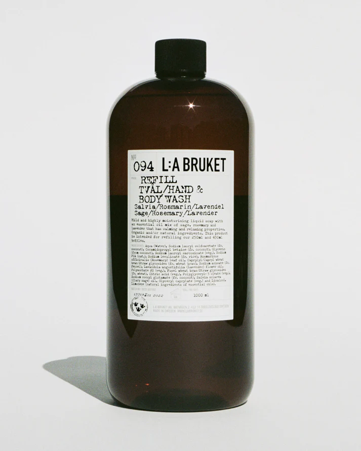 L:A Bruket Liquid Soap Salie|Rozemarijn|Lavendel Refill